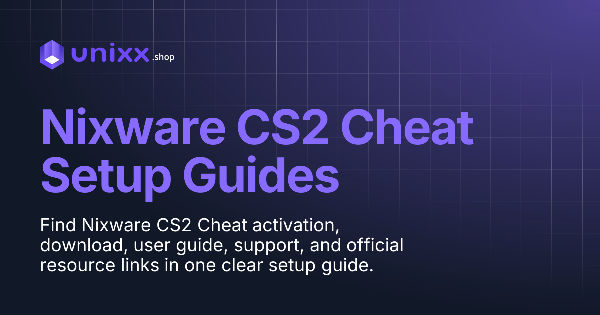 Nixware CS2 Cheat | Unixx Shop Docs